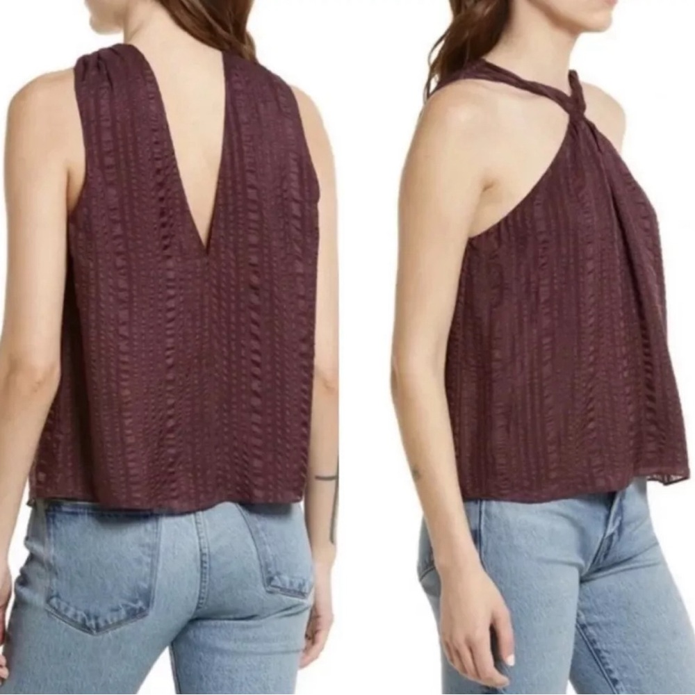 FRAME Criss Cross Halter Top, US Women’s XL